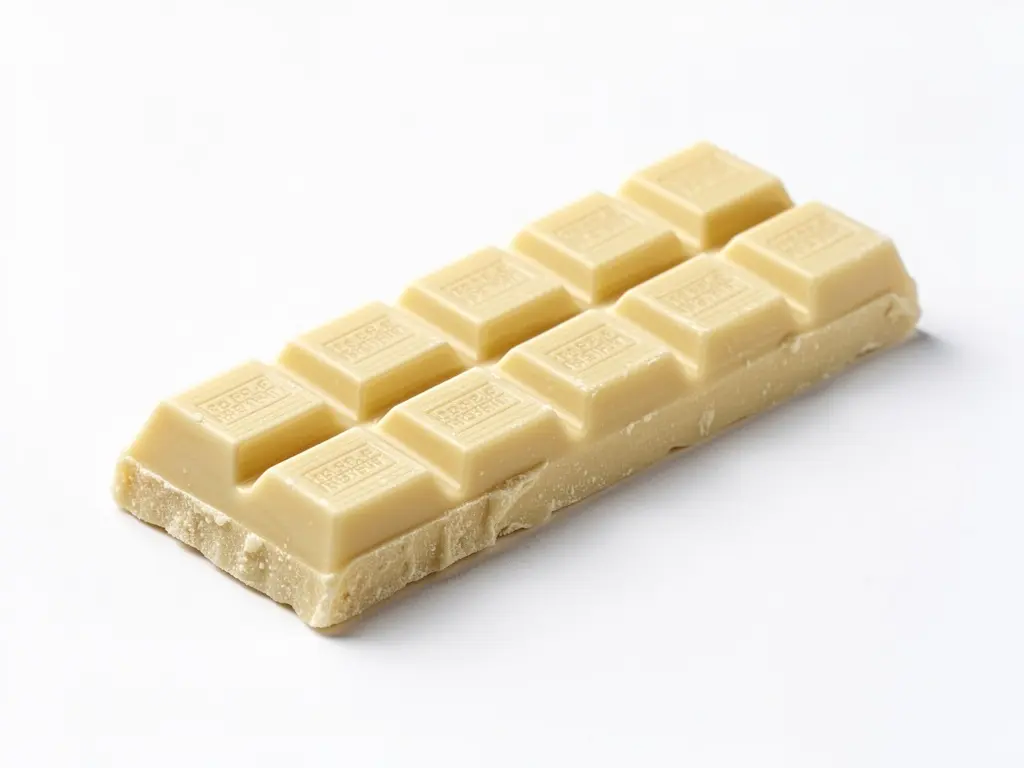 bande de chocolat blanc