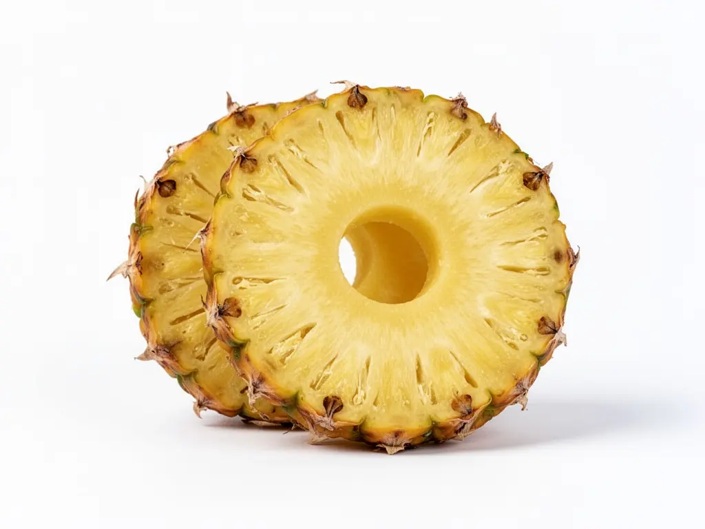 boîte d'anana en tranche