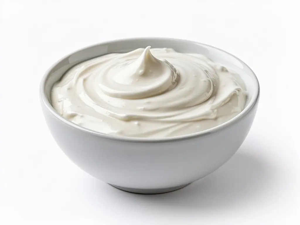 bol de glaçage blanc épais