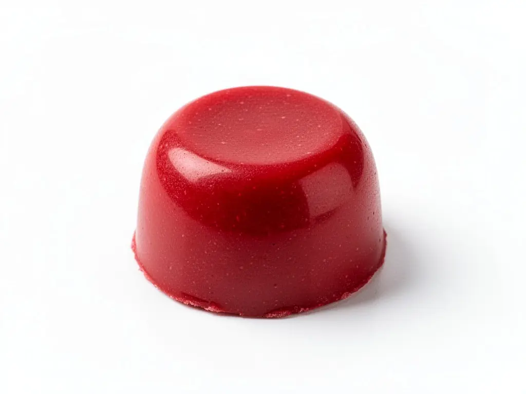 bonbon rond rouge