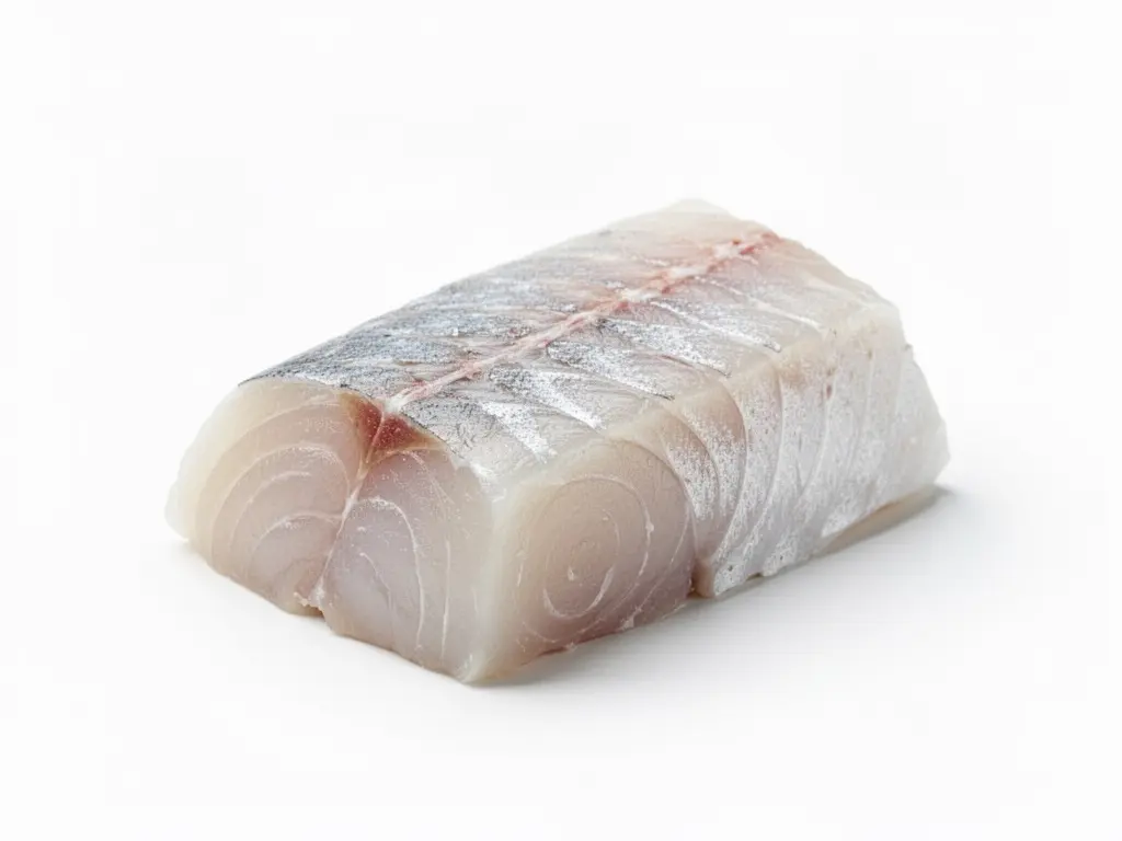 chair de poisson blanc