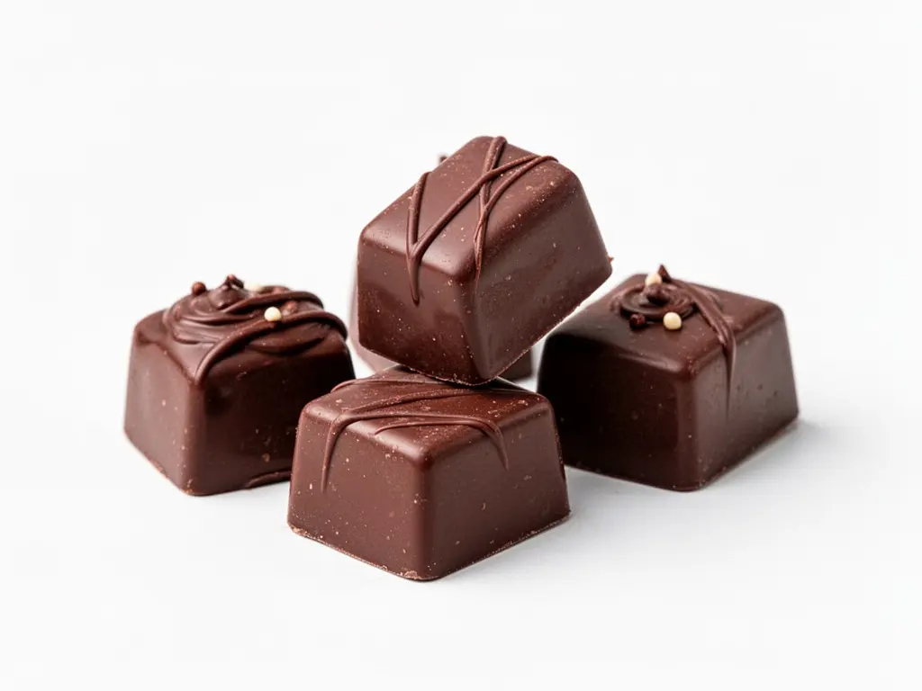 décor en chocolat