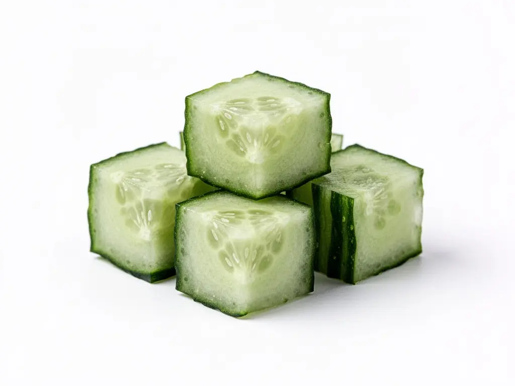 dés de concombre