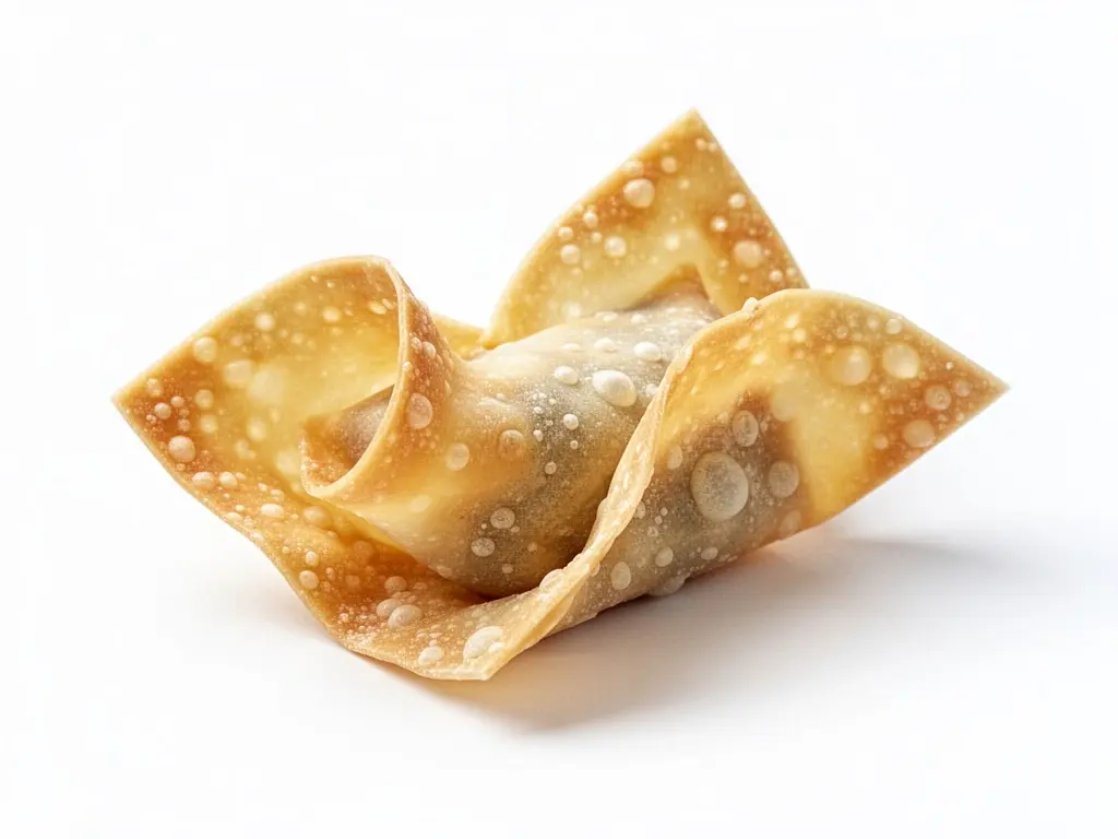 feuille à wonton jaune
