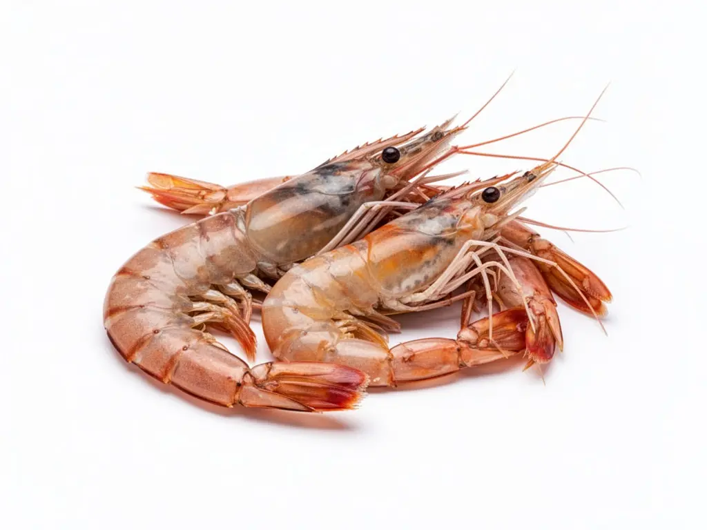 gamba crue décortiquée