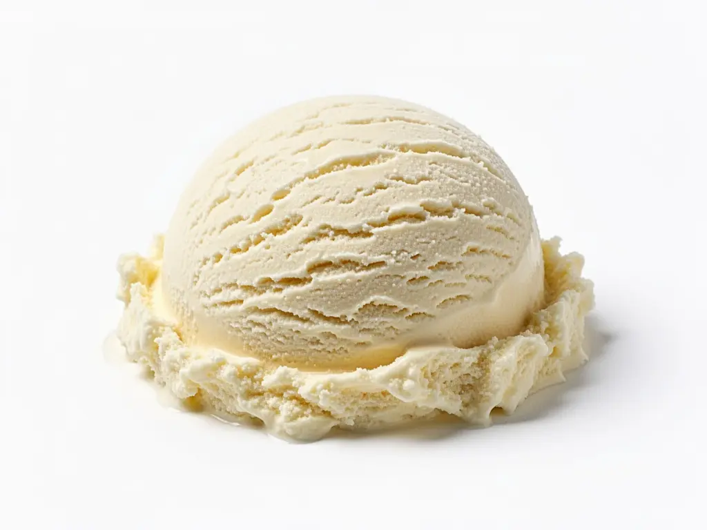 glace à la vanille