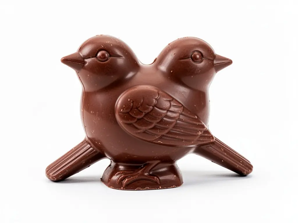 oiseau en chocolat