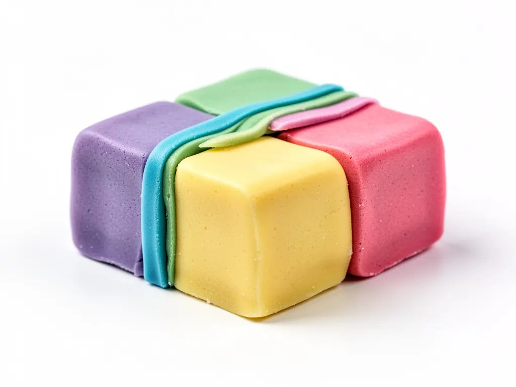 pâte à sucre colorée