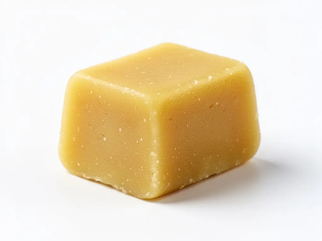 pâte d'amande jaune