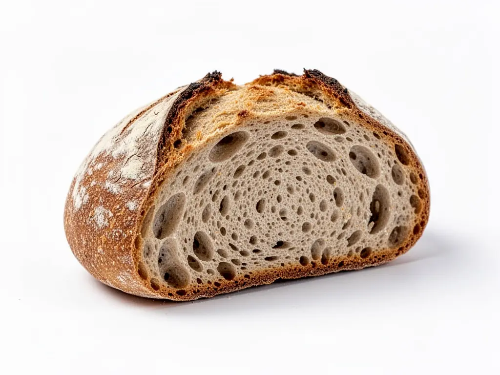 petite tranche de pain de campagne