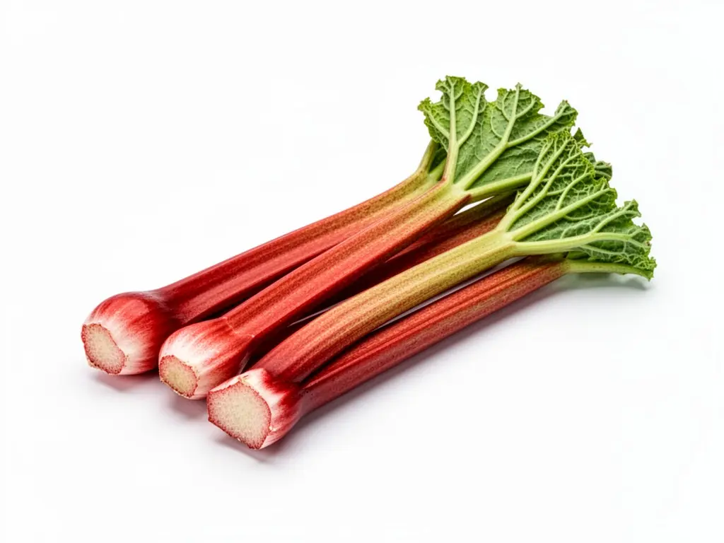 rhubarbe fraîche
