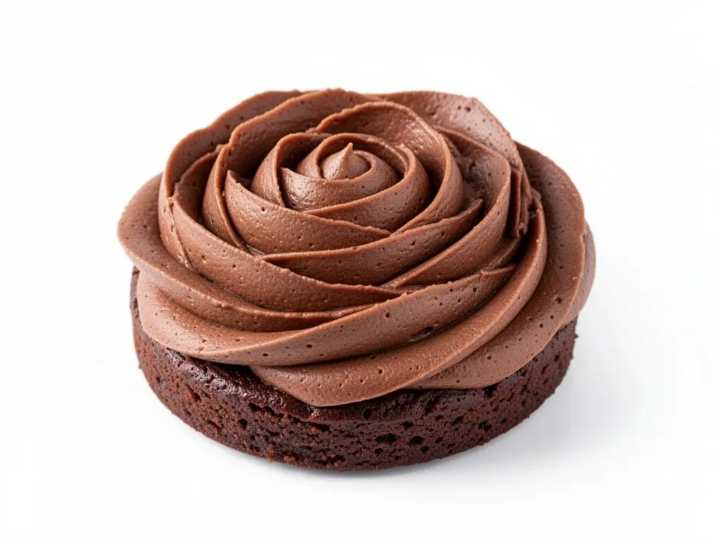 rosace de crème au beurre chocolat