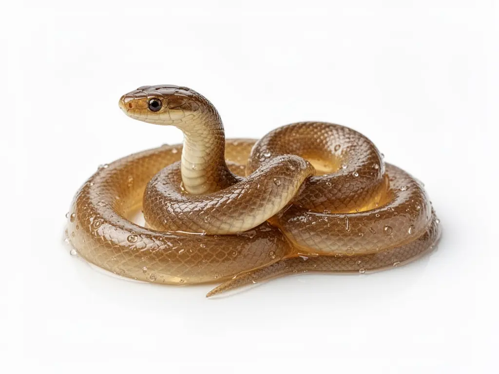 serpent en gelée