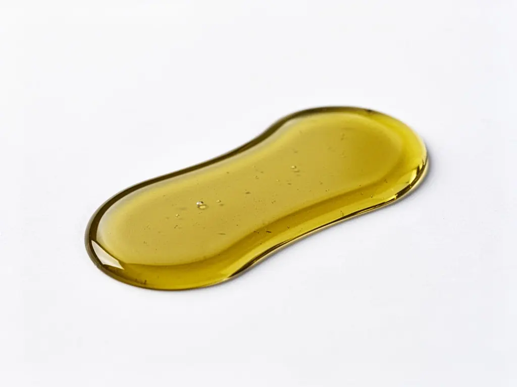 un filet d'huile d'olive