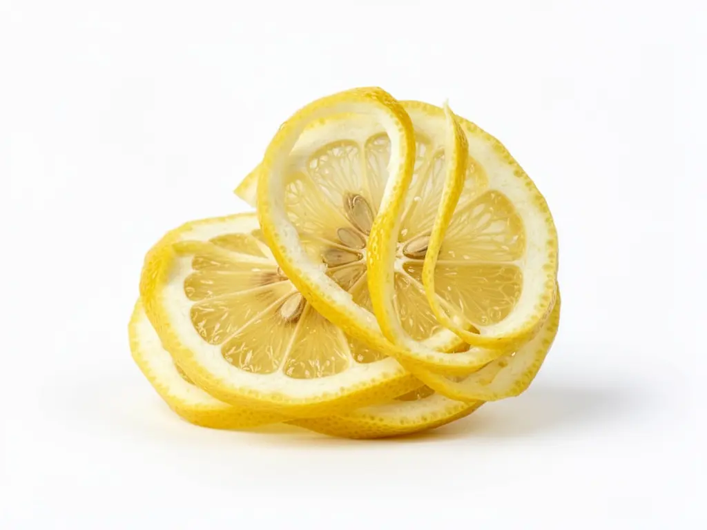 zeste de citron jaune