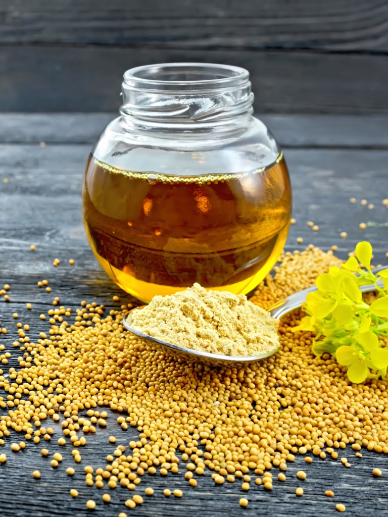 Huile alimentaire de moutarde