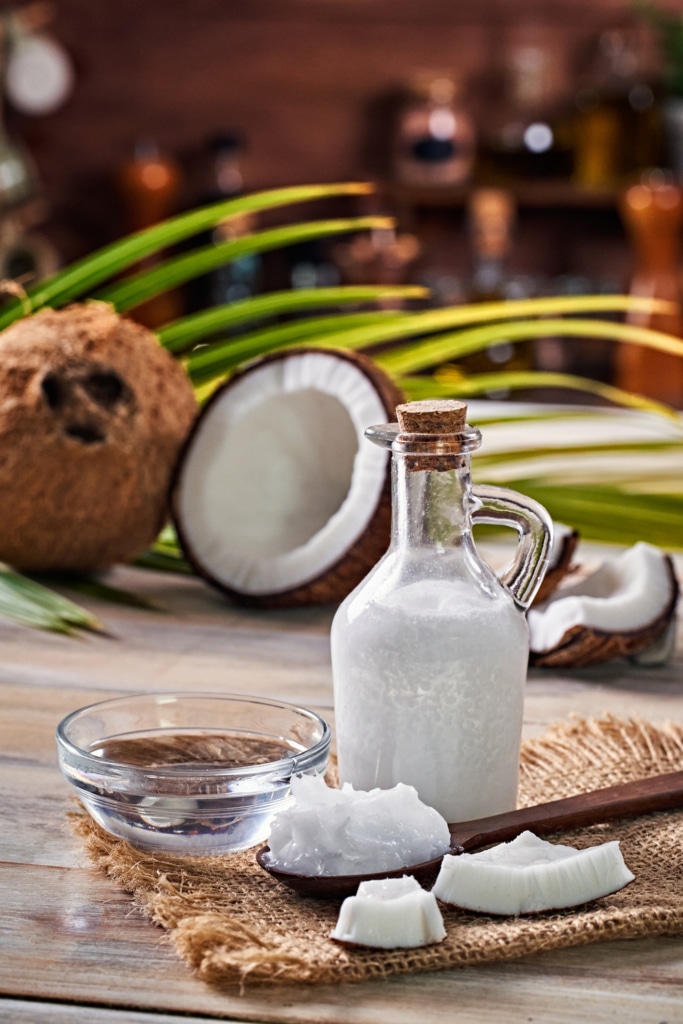 Huile alimentaire de coco