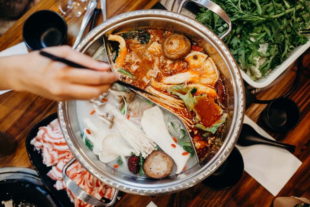 Hot pot à séparation