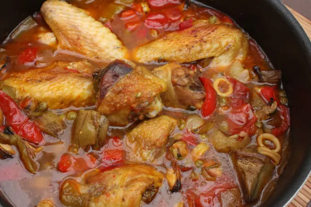 Poulet basquaise façon grand-mère