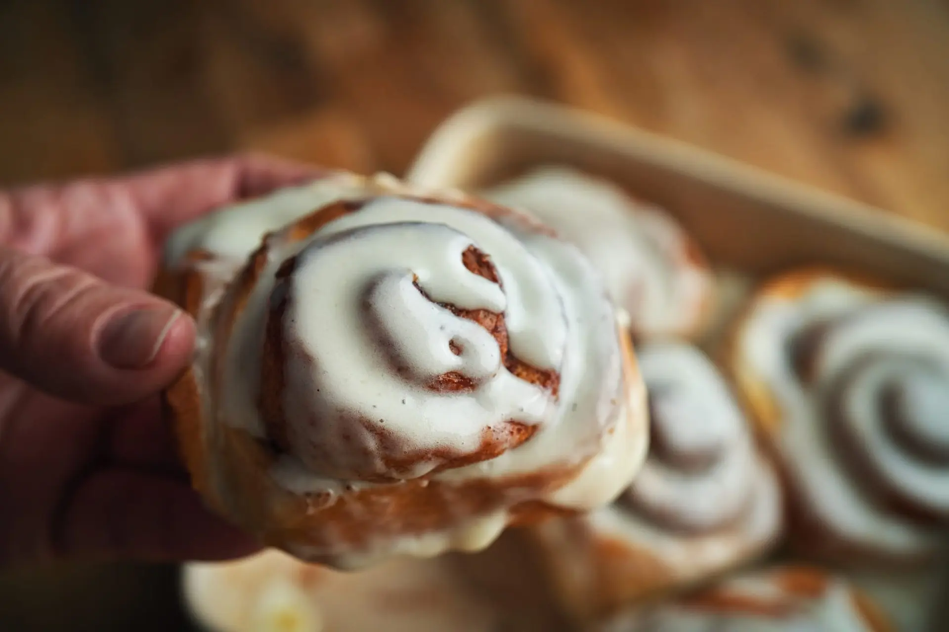 Brioches glacées à la cannelle