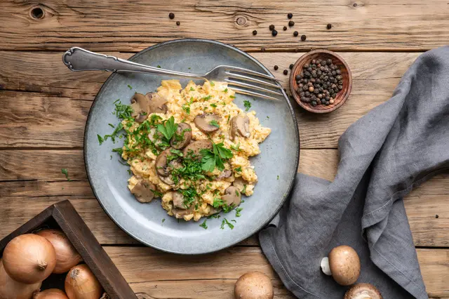 Brouillade aux champignons