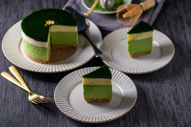Cheesecake au matcha