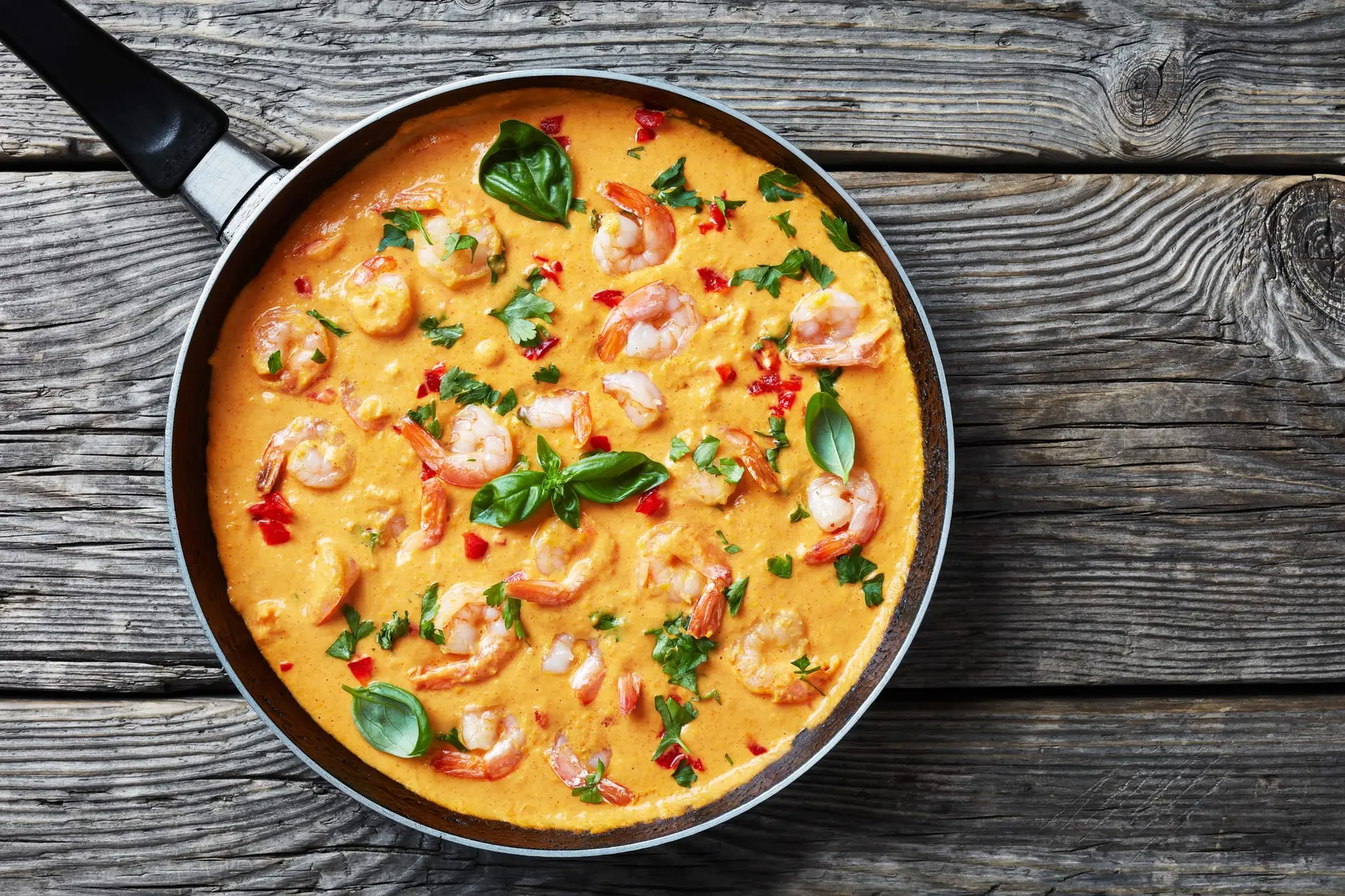 Crevettes à la sauce coco