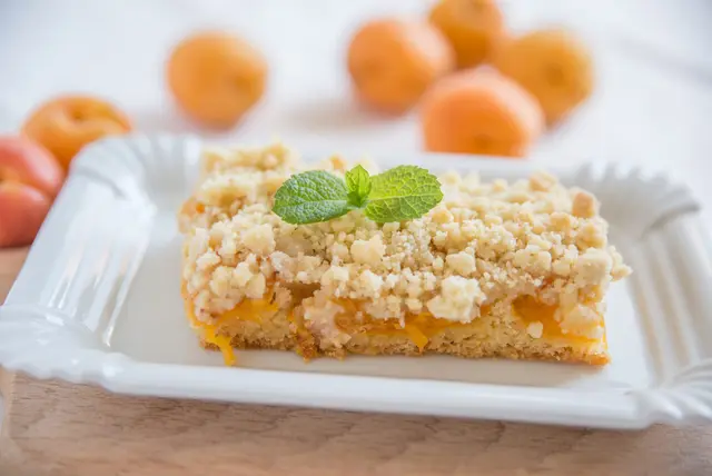 Crumb cake aux abricots