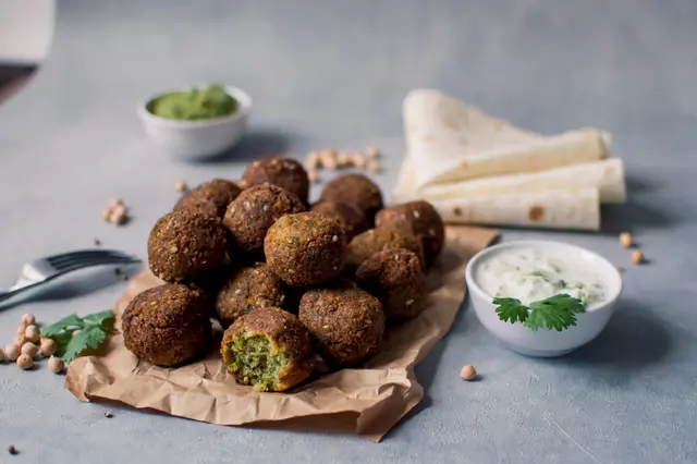Falafels aux épinards et persil
