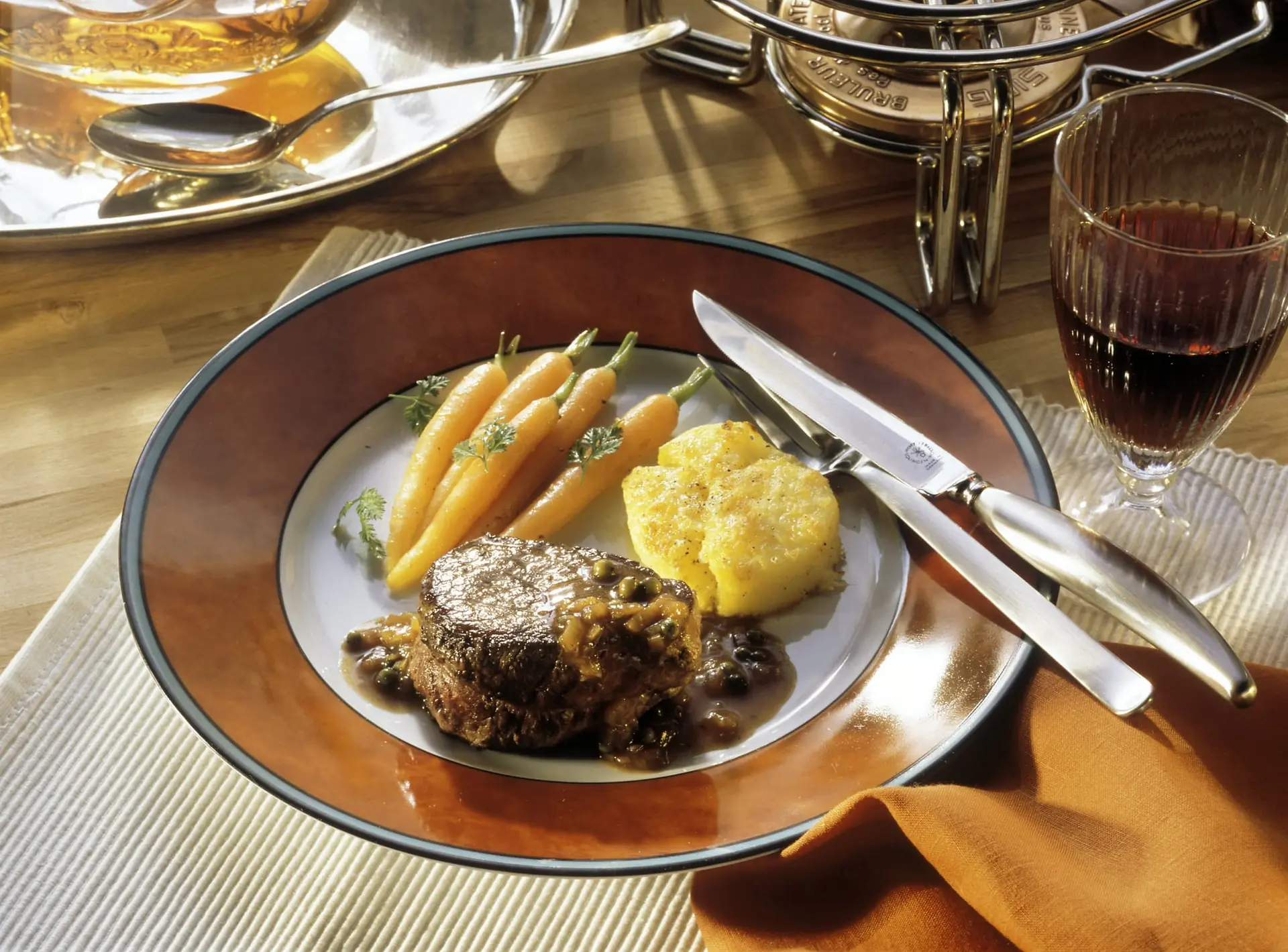 Filet mignon à la sauce aux champignons