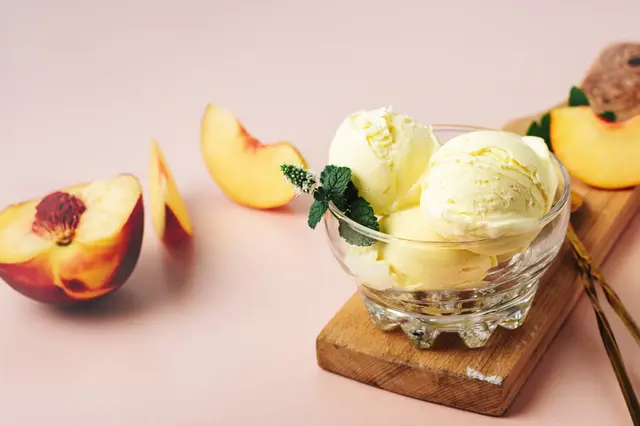 Glace à la pêche