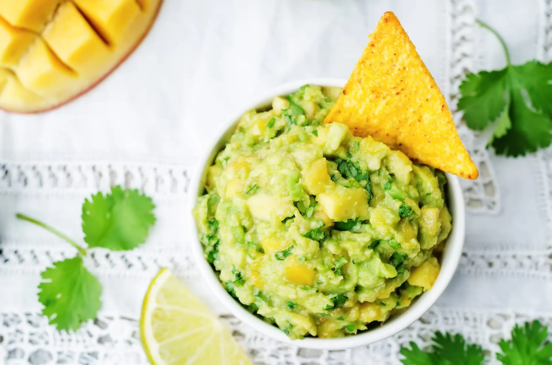 Guacamole à la mangue