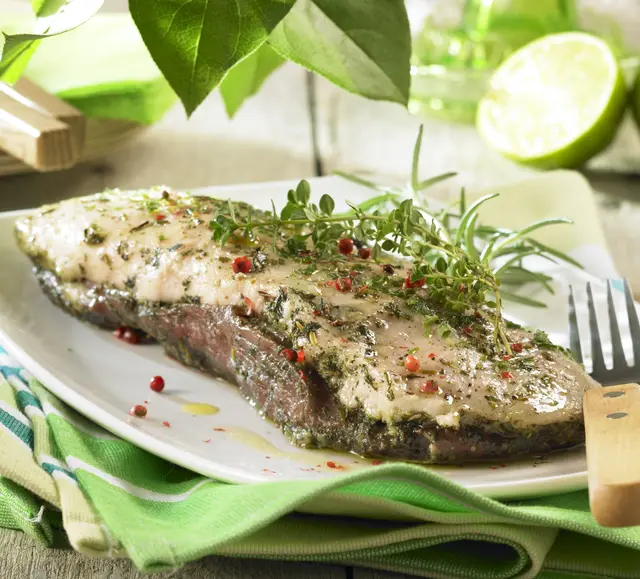 Magret de canard mariné aux épices