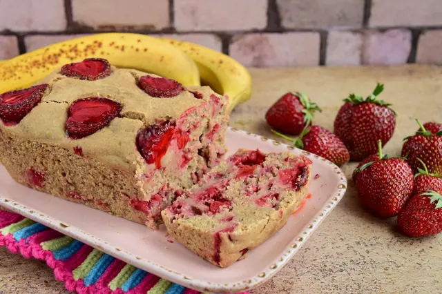 Pain de banane à la fraise