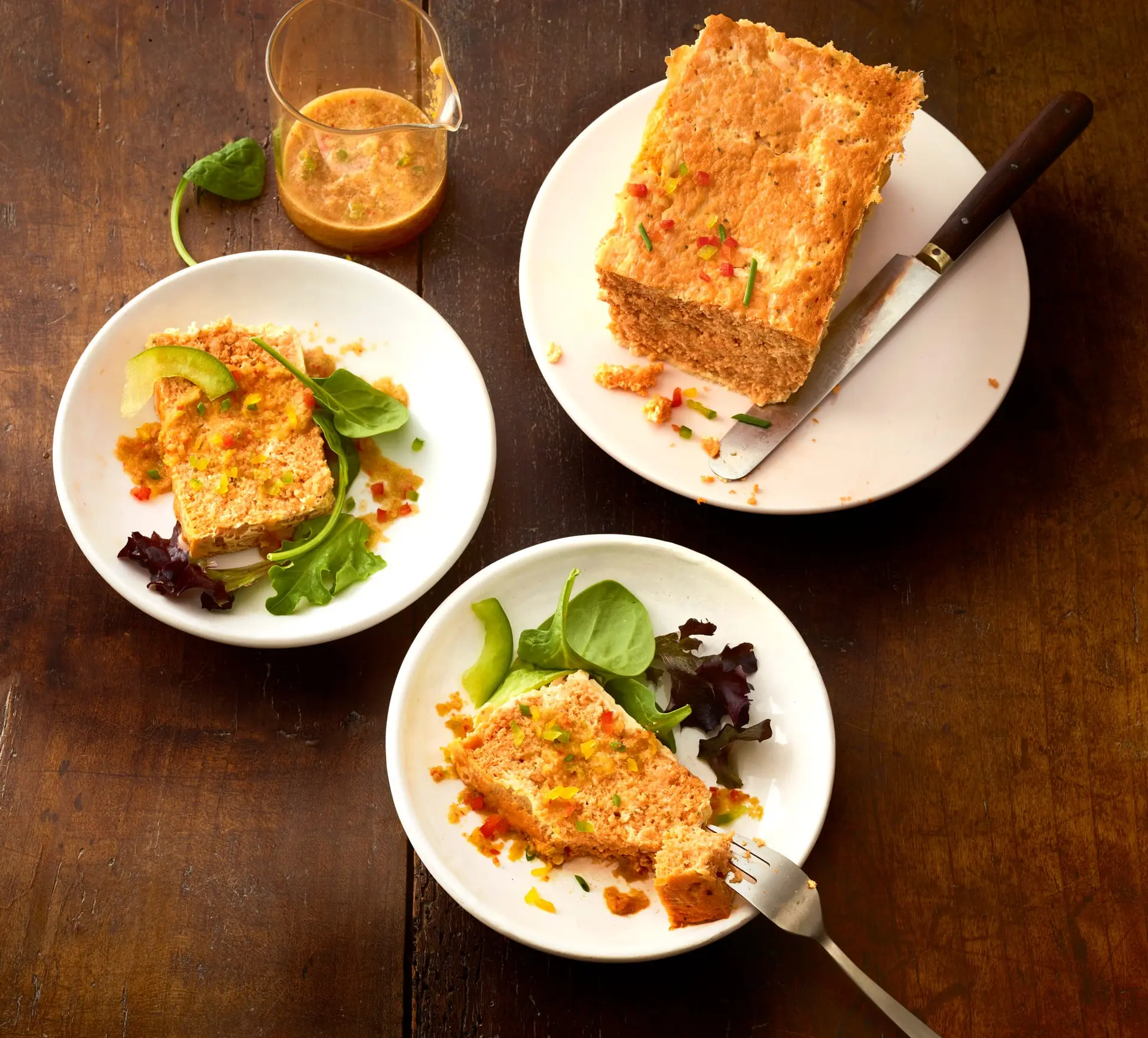 Pain de poisson sauce aux poivrons