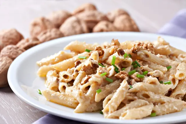 Pâtes sauce aux noix