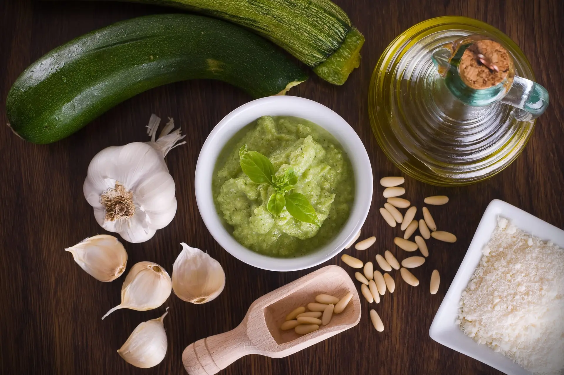 Pesto de courgettes