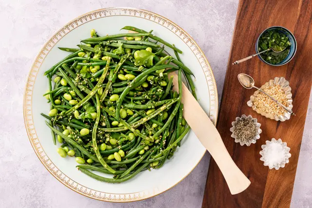 Salade d’été de haricots verts