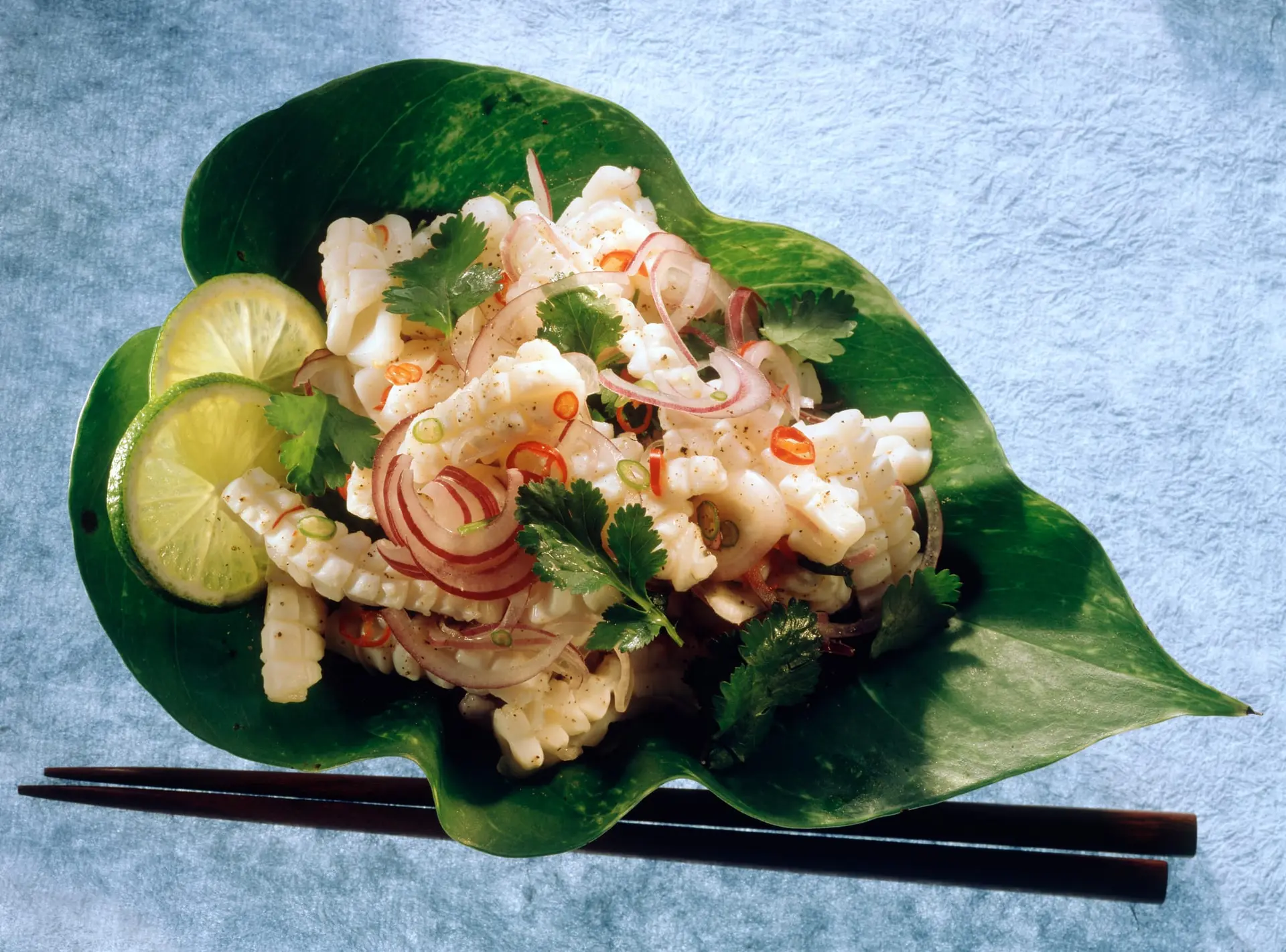 Salade de calamars aux oignons