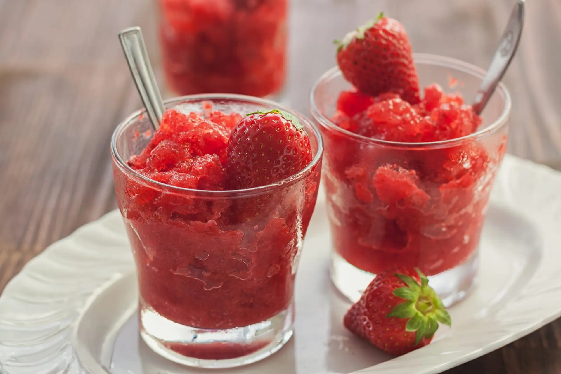 Sorbet à la fraise