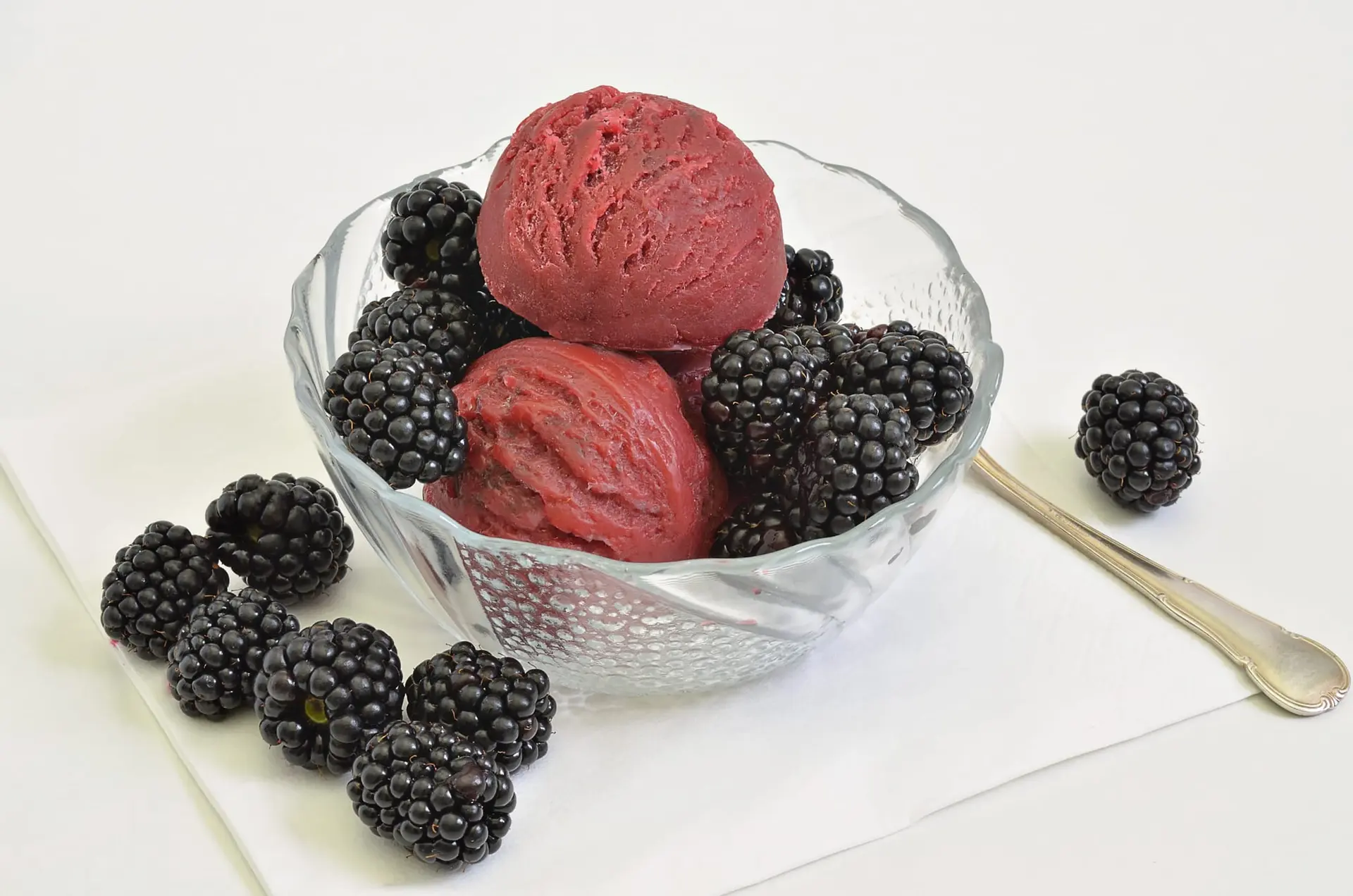 Sorbet à la mûre
