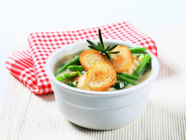 Soupe de haricots verts
