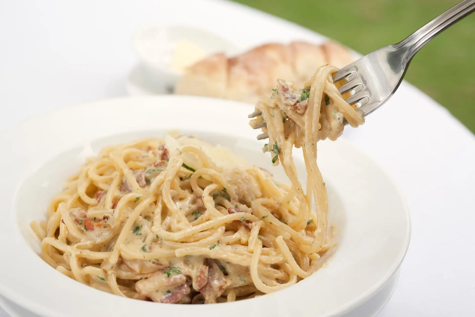 Spaghetti à la carbonara