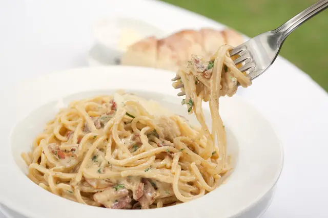 Spaghetti à la carbonara
