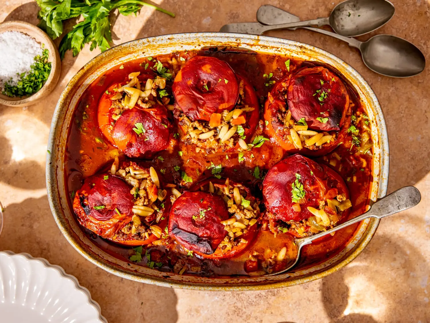 Tomates farcies à la grecque