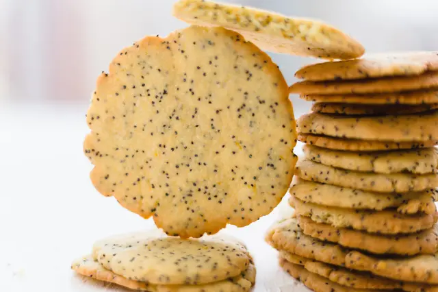 Biscuits au citron et aux graines de pavot