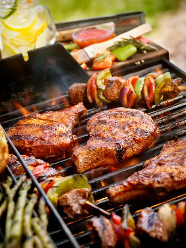 Côtelettes de porc au barbecue