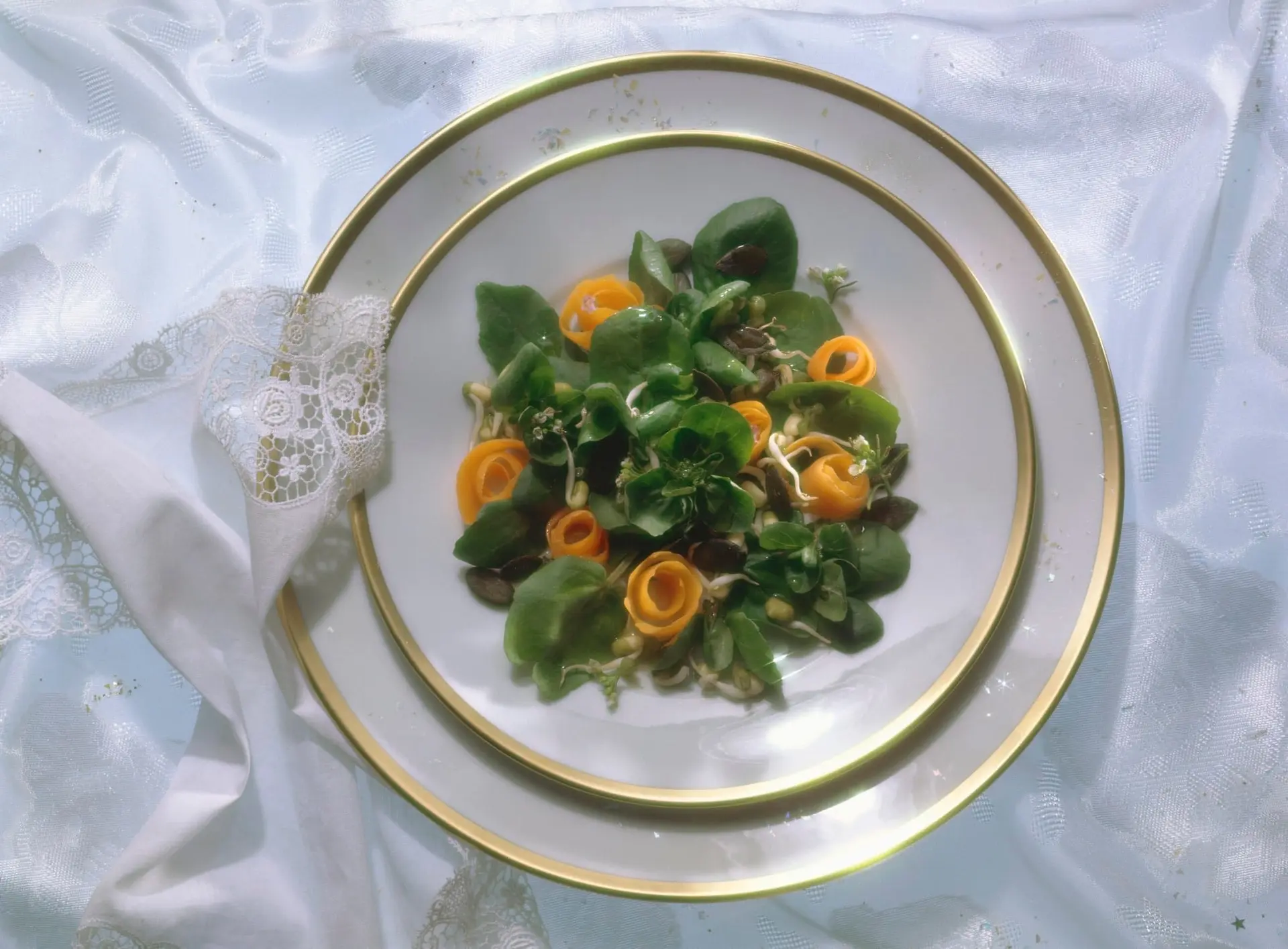 Cresson avec Rosette de Carottes