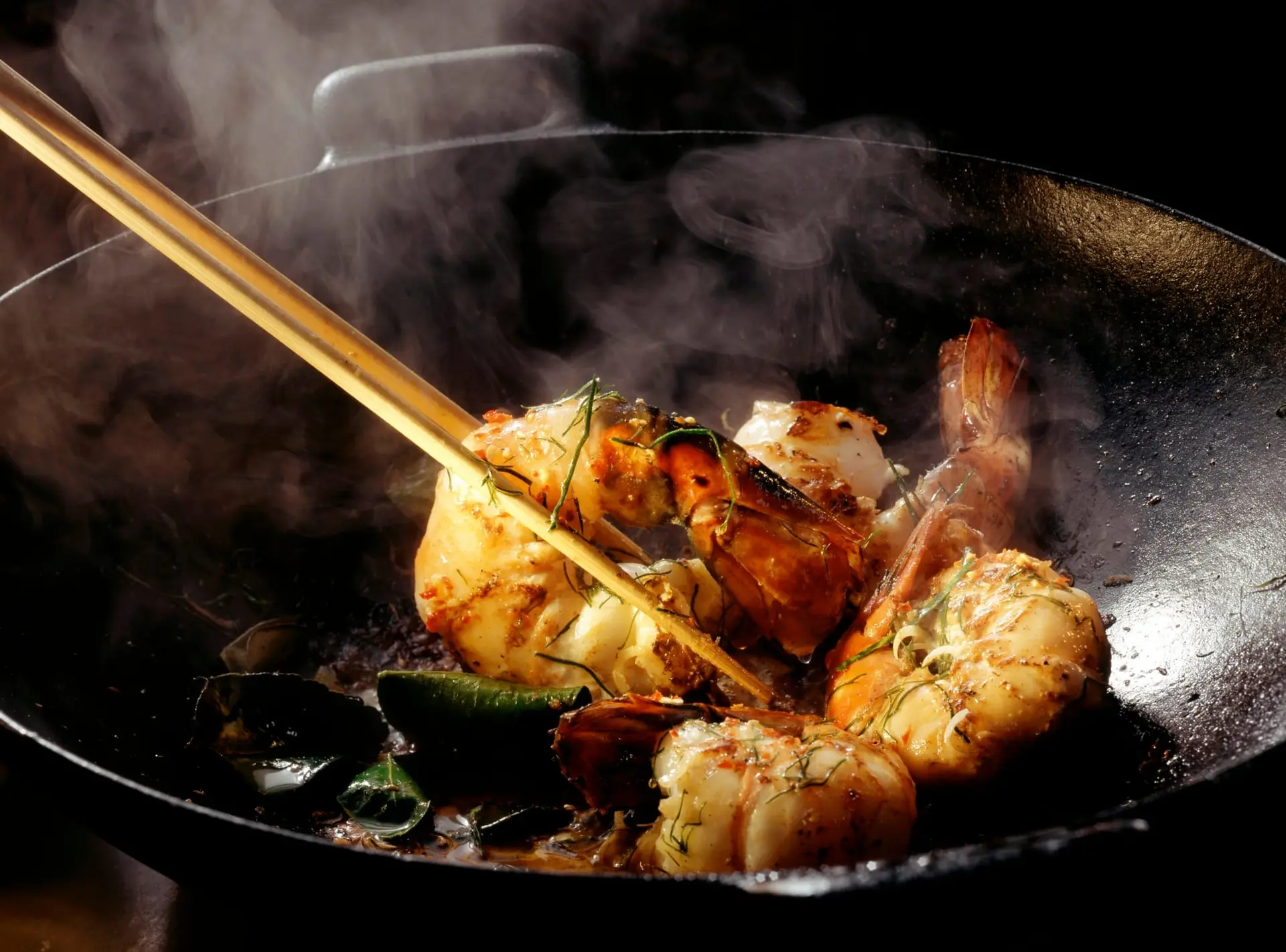 Curry de homard rouge aux feuilles de citronnier