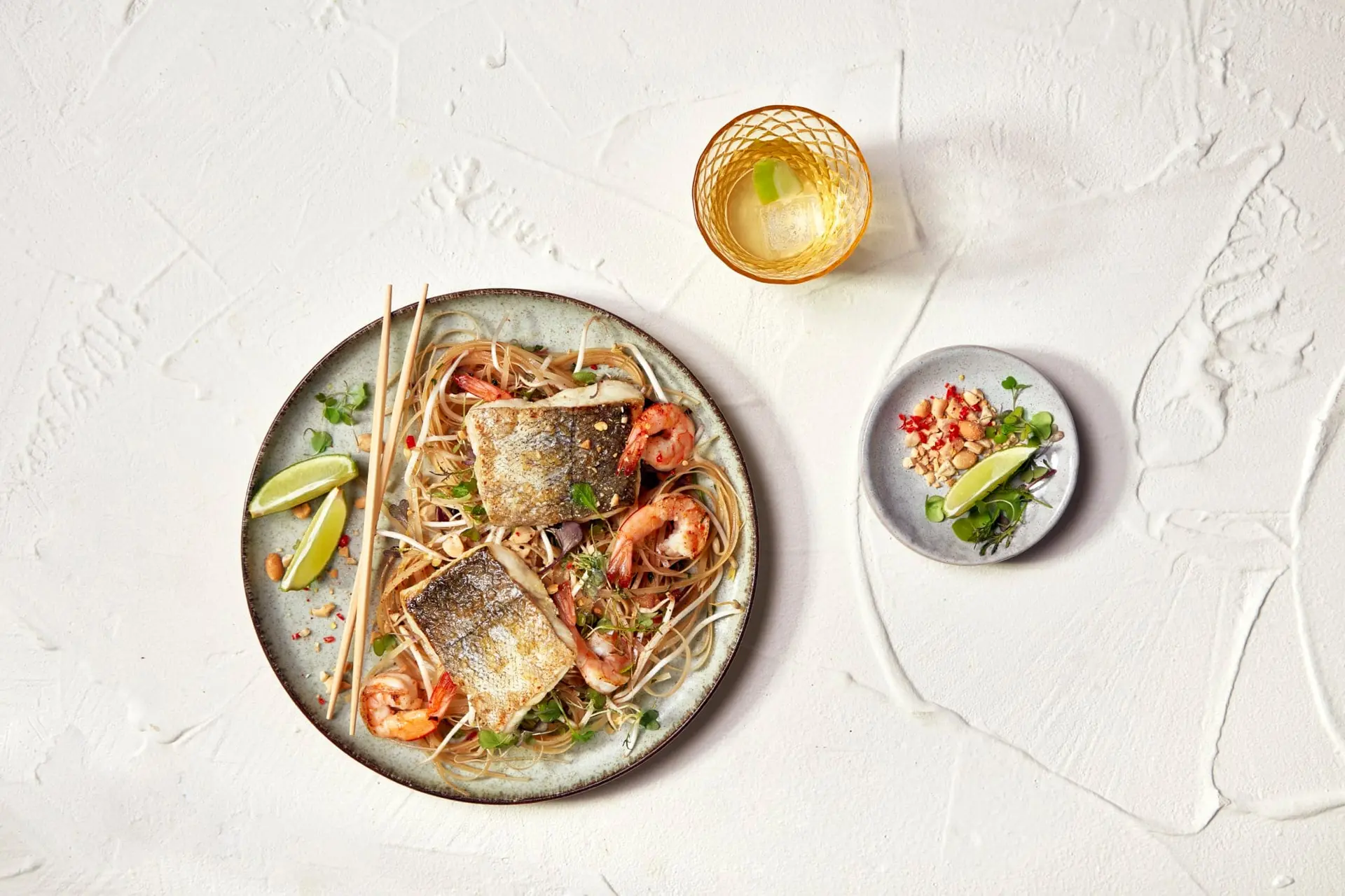 Pad thaï au poisson